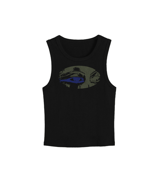 Hatshepsut Queen - Black Tank Top - YoungNoise